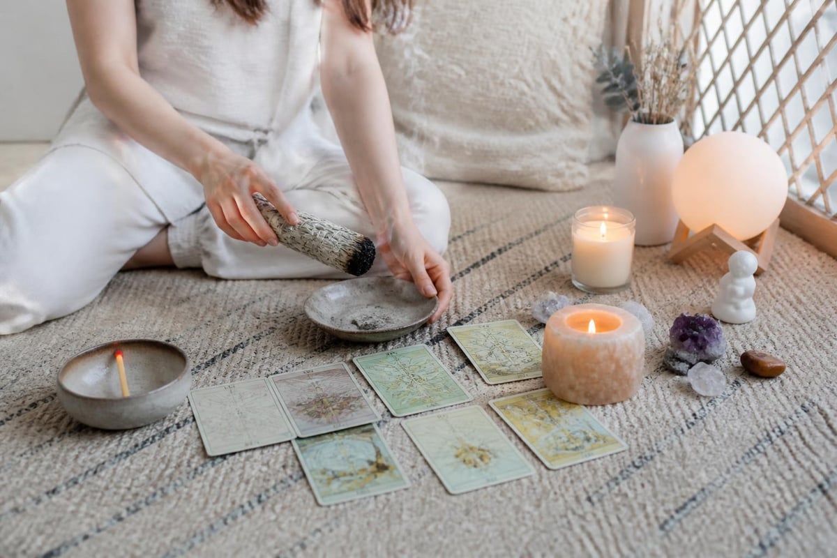 Tarot ritual space elements
