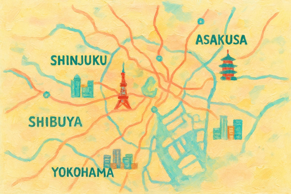 Understanding Tokyo’s Layout: Districts, Wards, and Neighborhoods