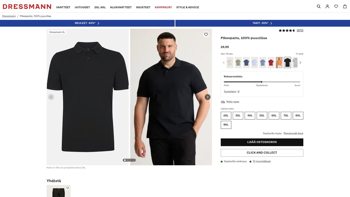 8 Tyylikästä Pikee Paidat Valintaa Vuodelle 2025 - Pikeepaita, 100% puuvillaa – Dressmann (29,95 €)