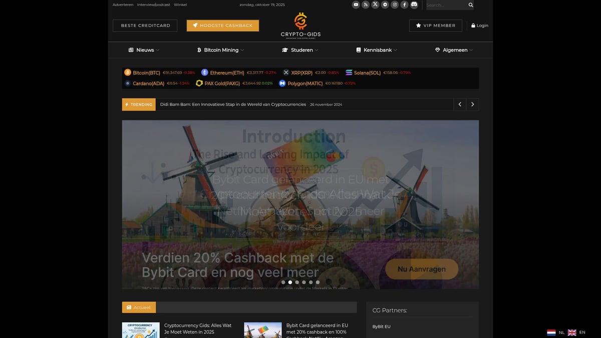 Top 7 Beste Crypto Exchanges Nederland 2025 Gids - Crypto-Gids.nl