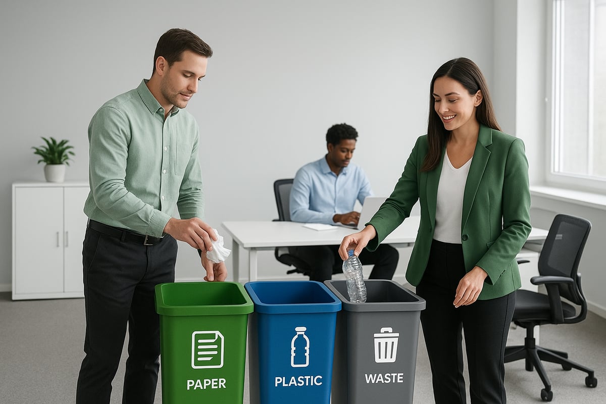 Affaldssortering på arbejdspladsen og i institutioner