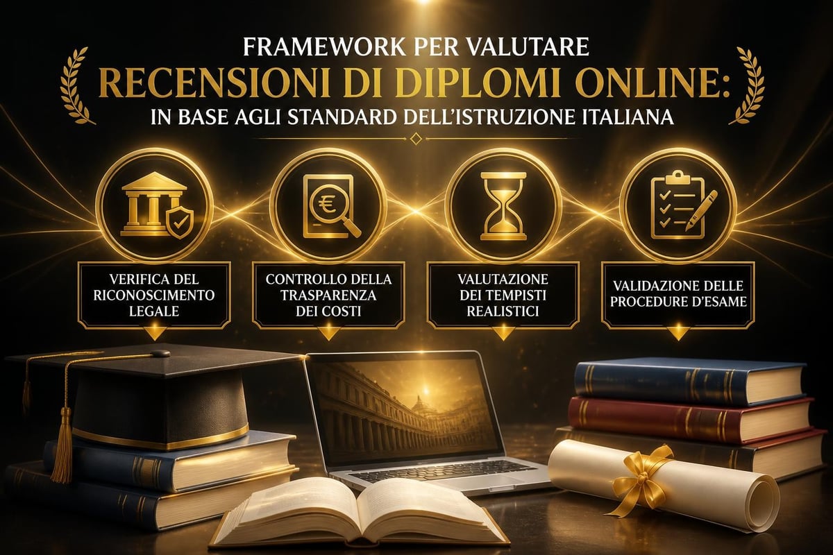 Criteri valutazione recensioni diploma online