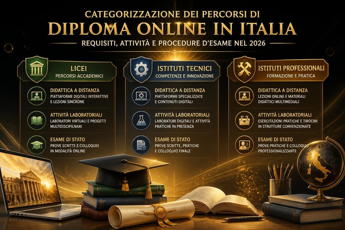 Percorsi diploma online per categoria