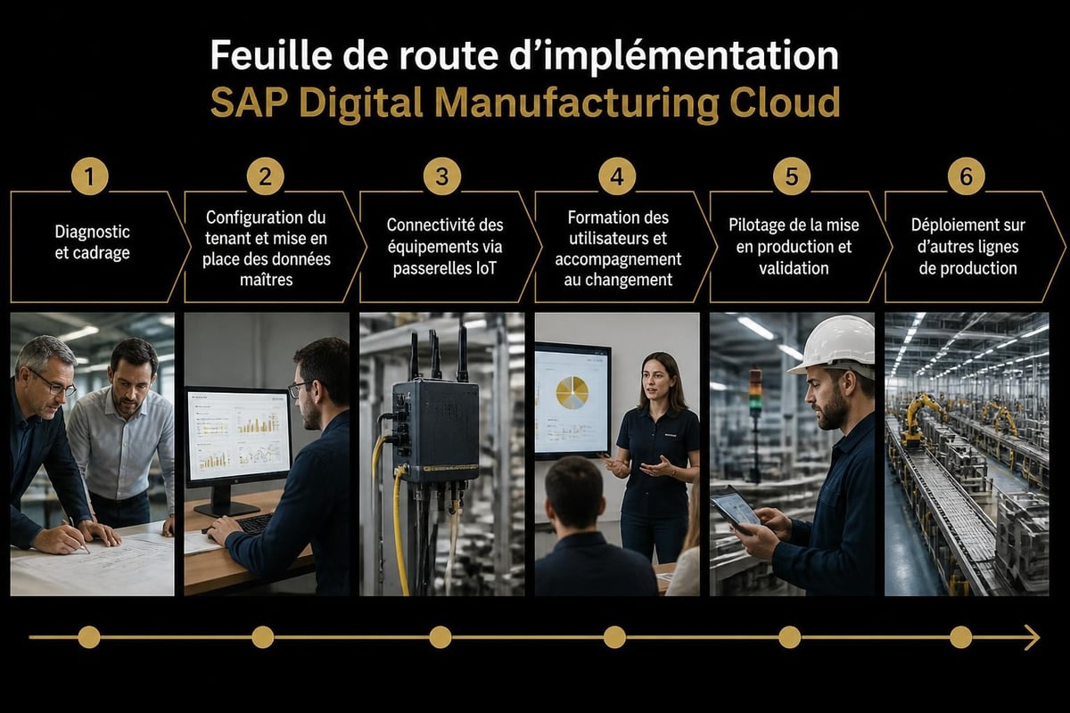 Étapes d'implémentation SAP DMC
