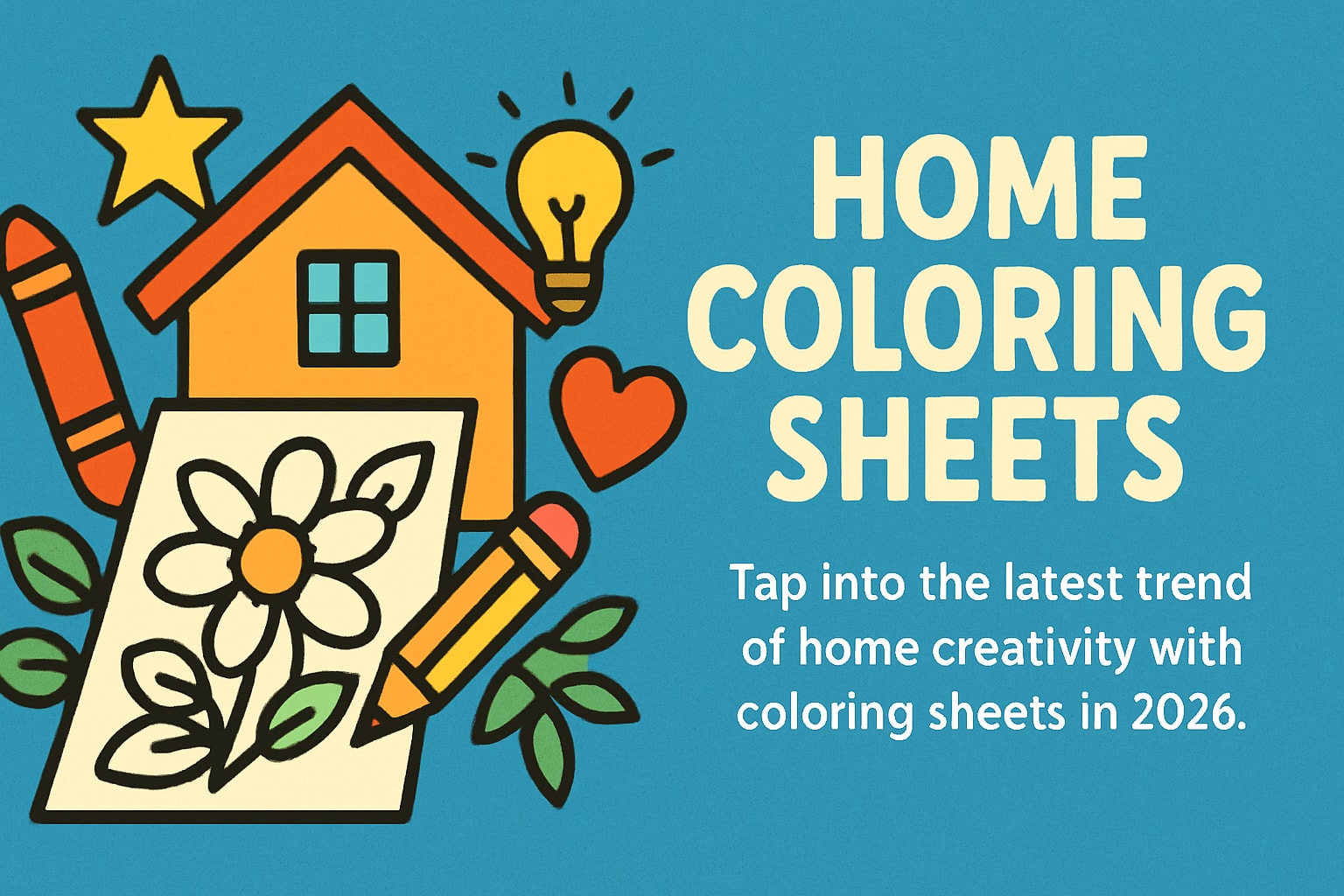 9 Creative Home Coloring Sheets Ideas to Try in 2026