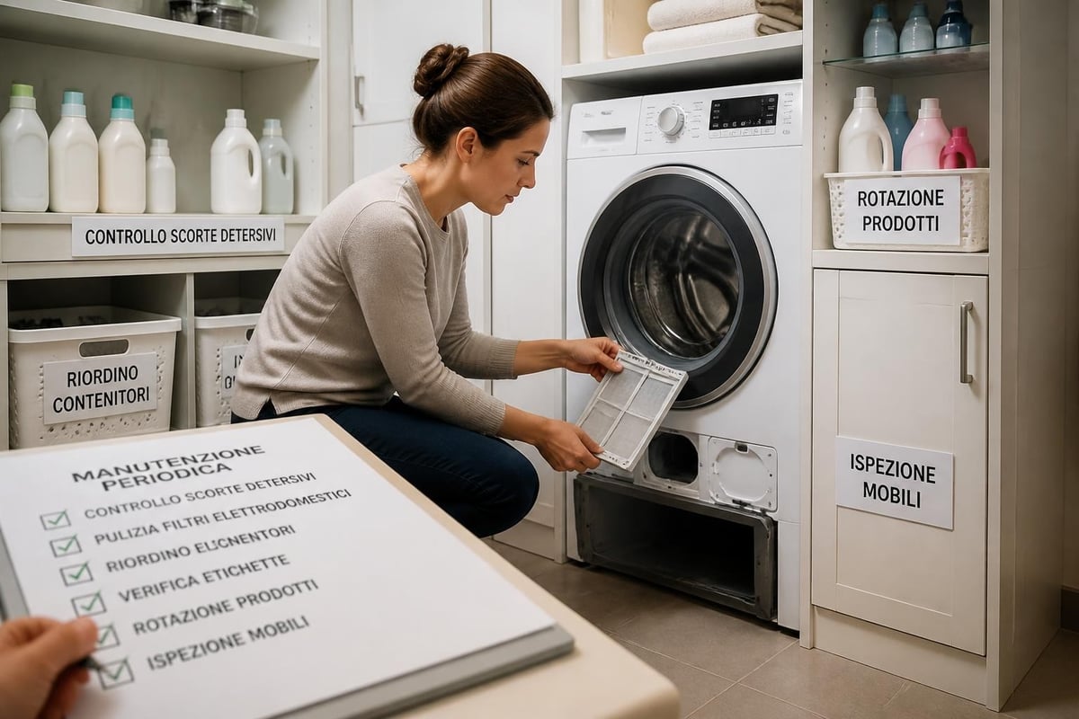 Checklist manutenzione lavanderia