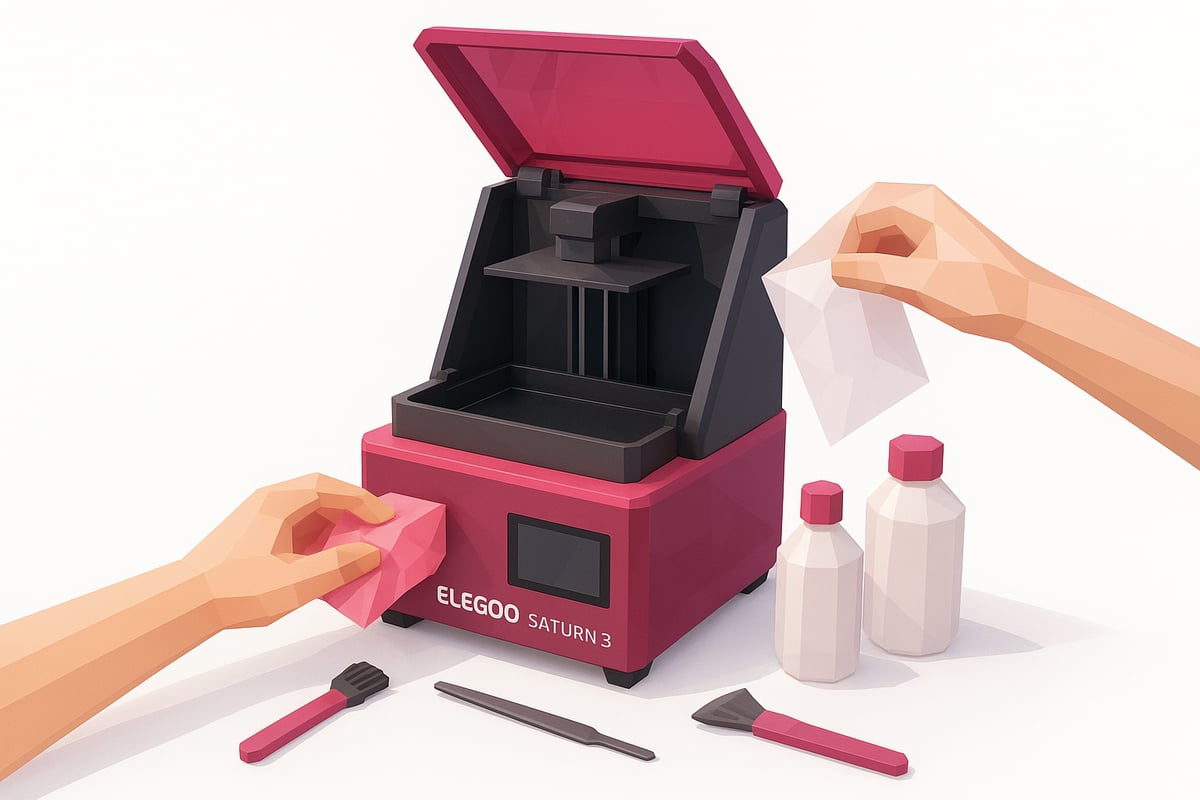 Manutenção e limpeza do Saturn 3 Ultra