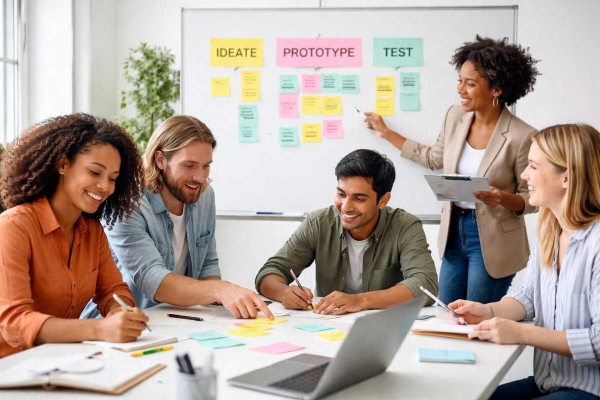 Team collaboration in design sprint