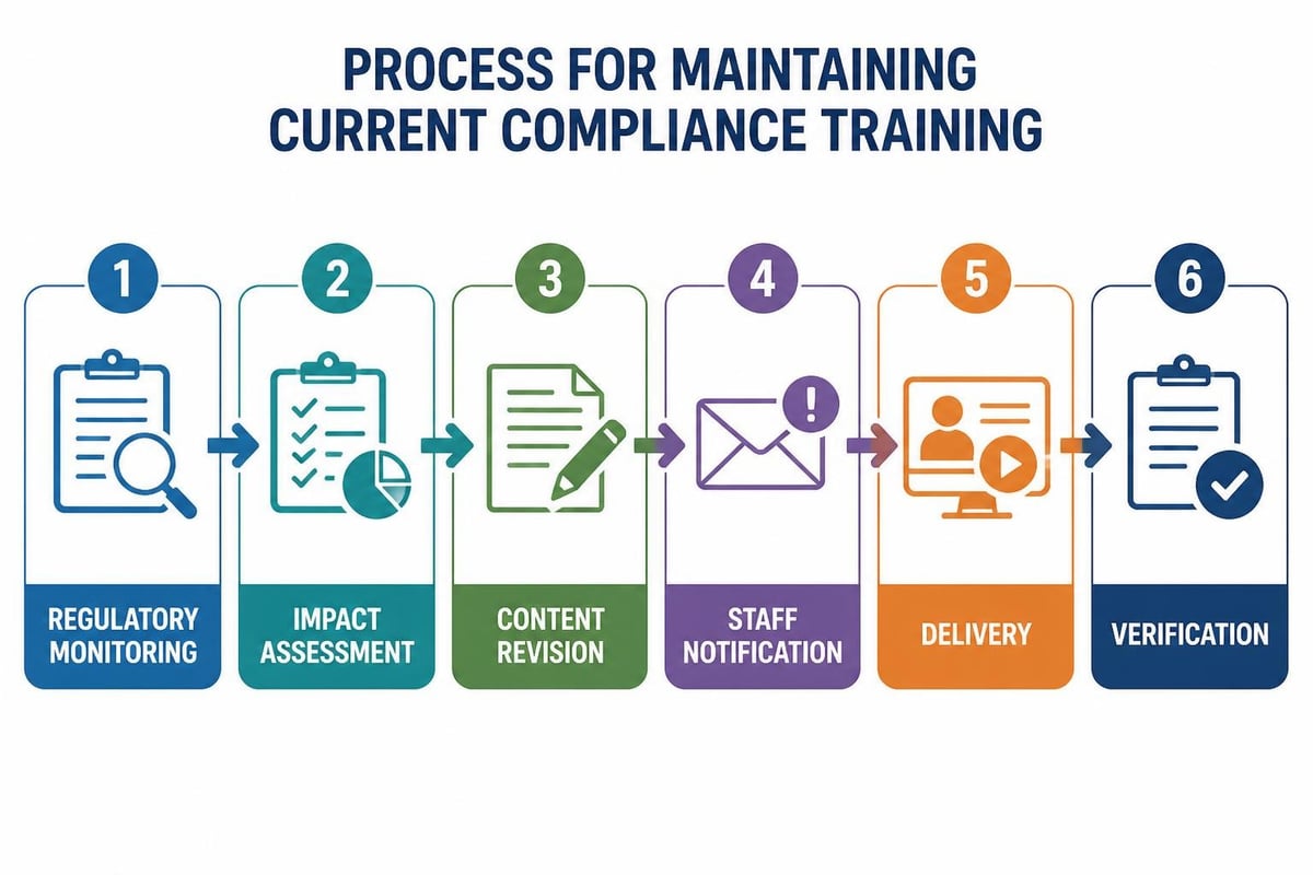 Compliance training update workflow