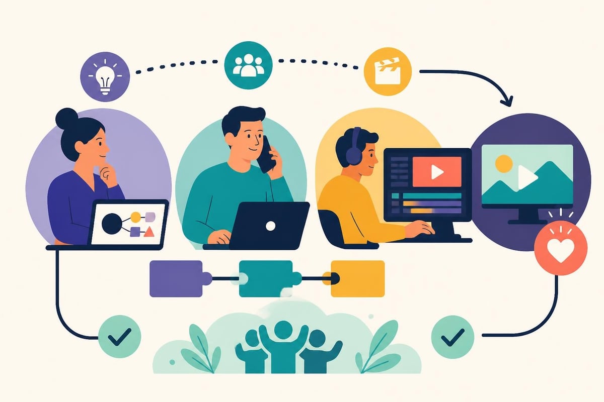 Agency workflow with dedicated editor