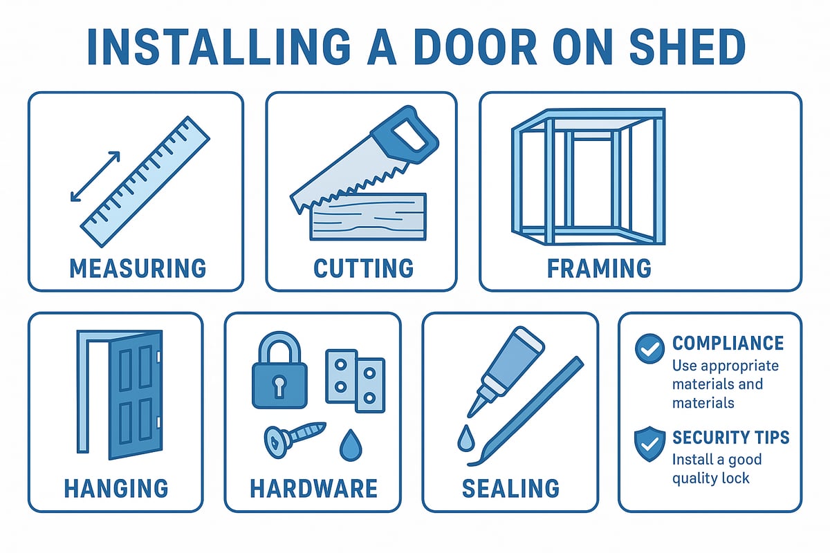 Step-by-Step Guide: Installing a Door on Your Shed