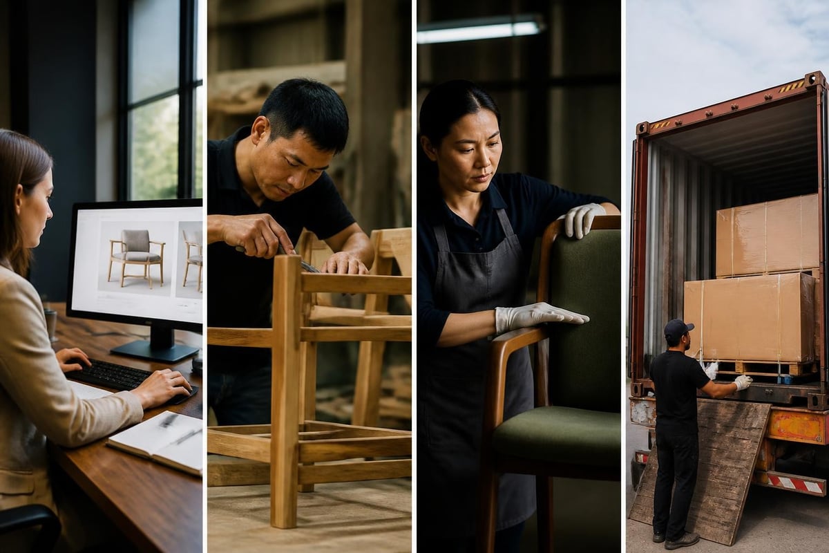 Rattan furniture production timeline