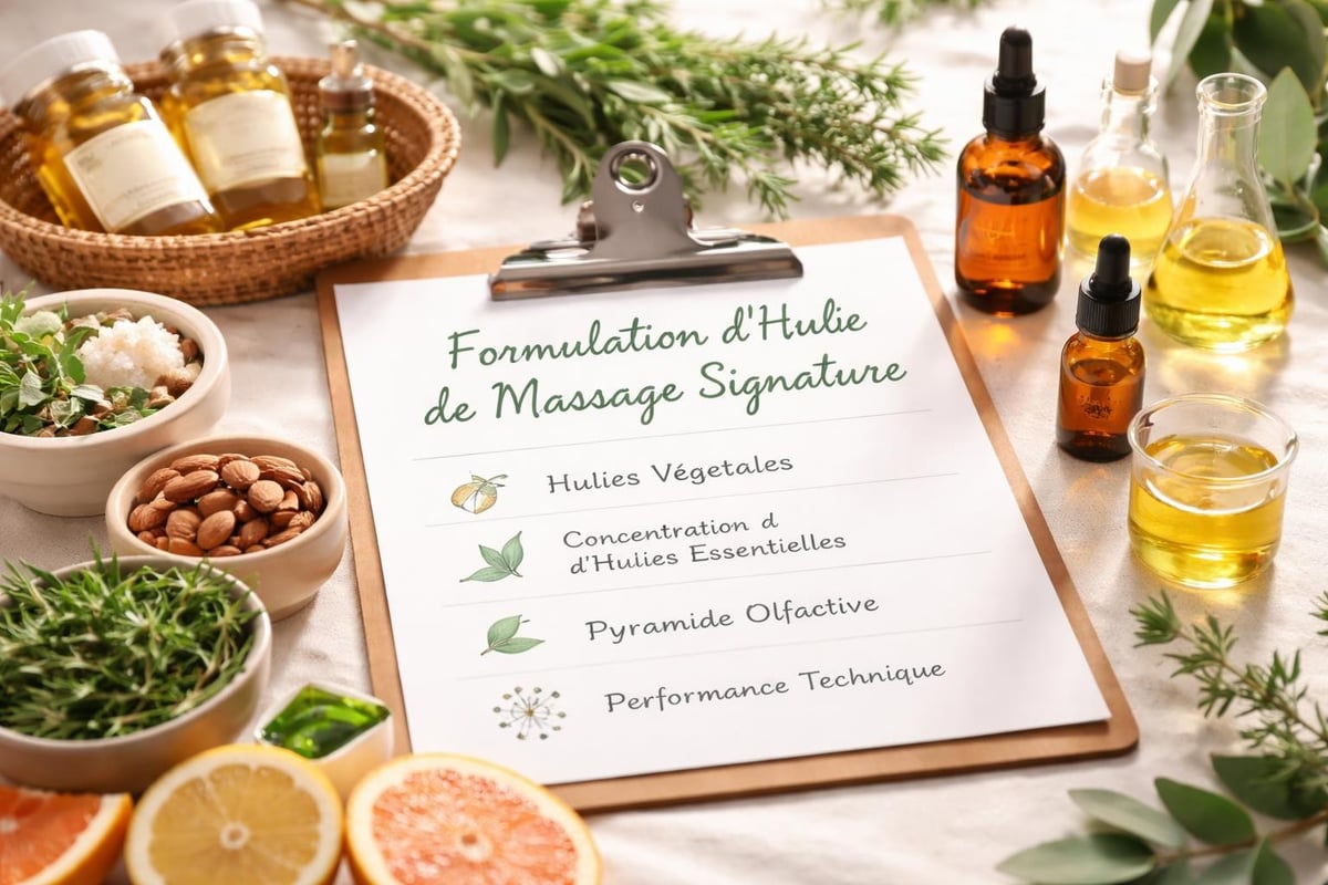 Formulation huile signature spa