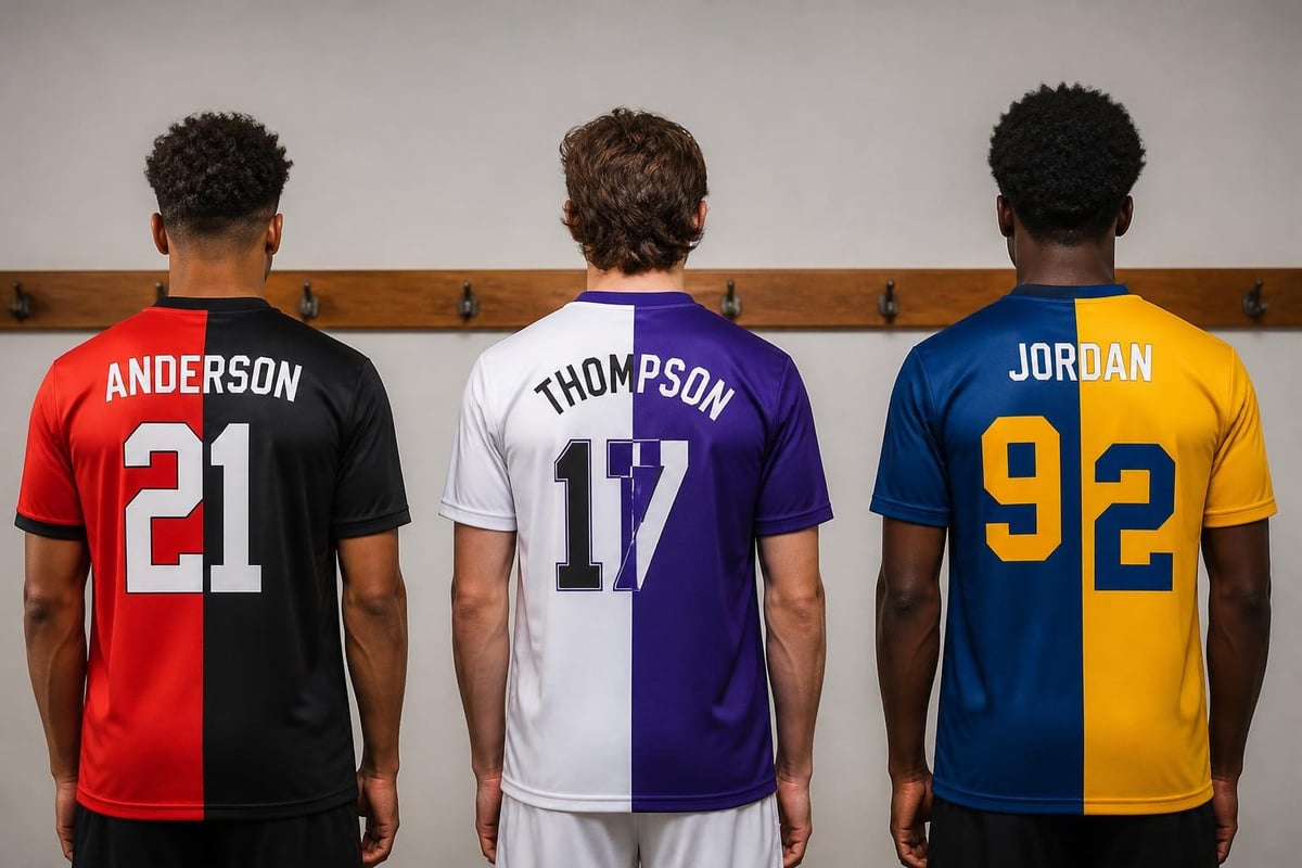 Jersey number placement