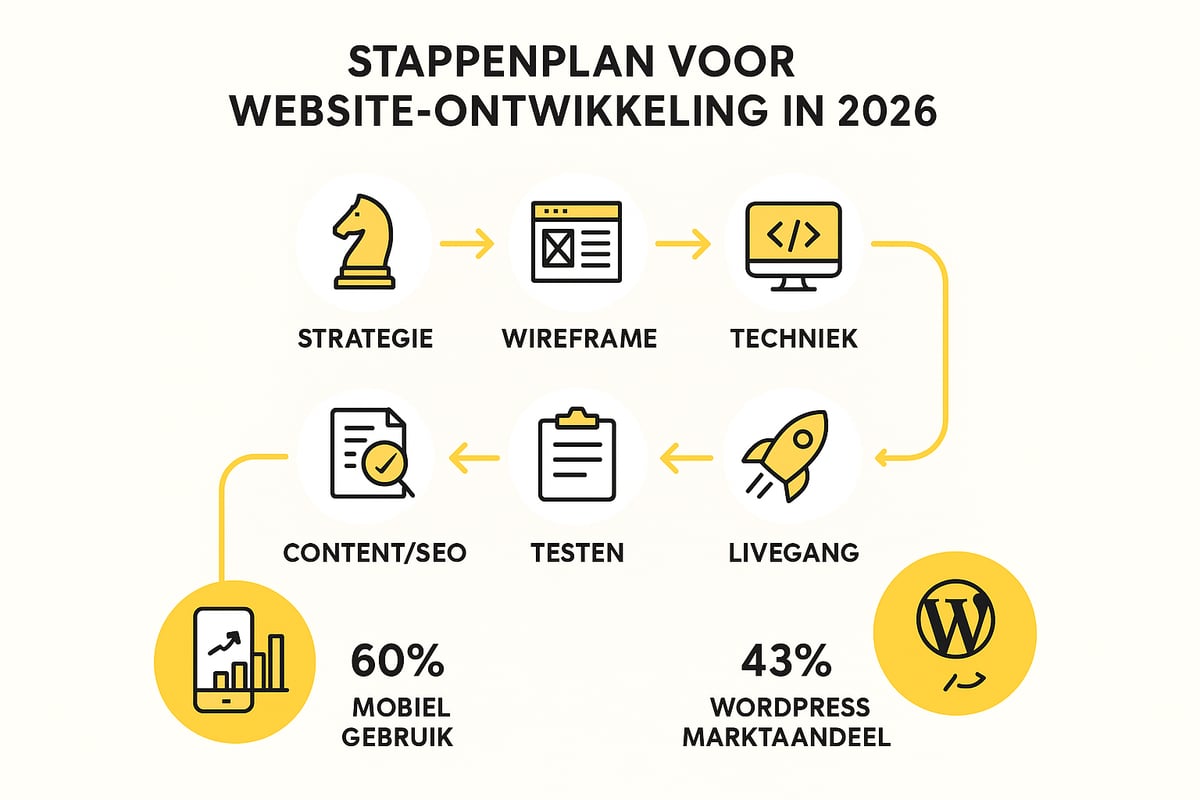 De 7 Stappen naar een Succesvolle Website in 2026