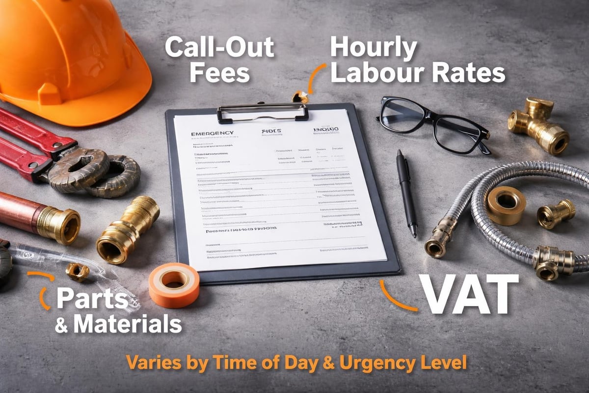 Emergency plumbing costs breakdown