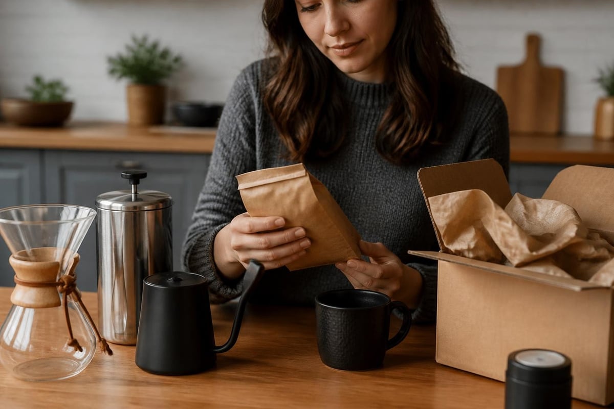 Coffee gift selection process