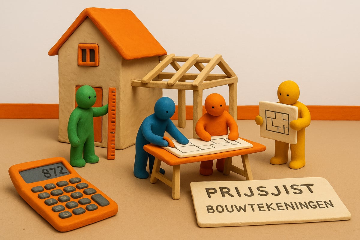 Kosten van een bouwtekening voor aanbouw