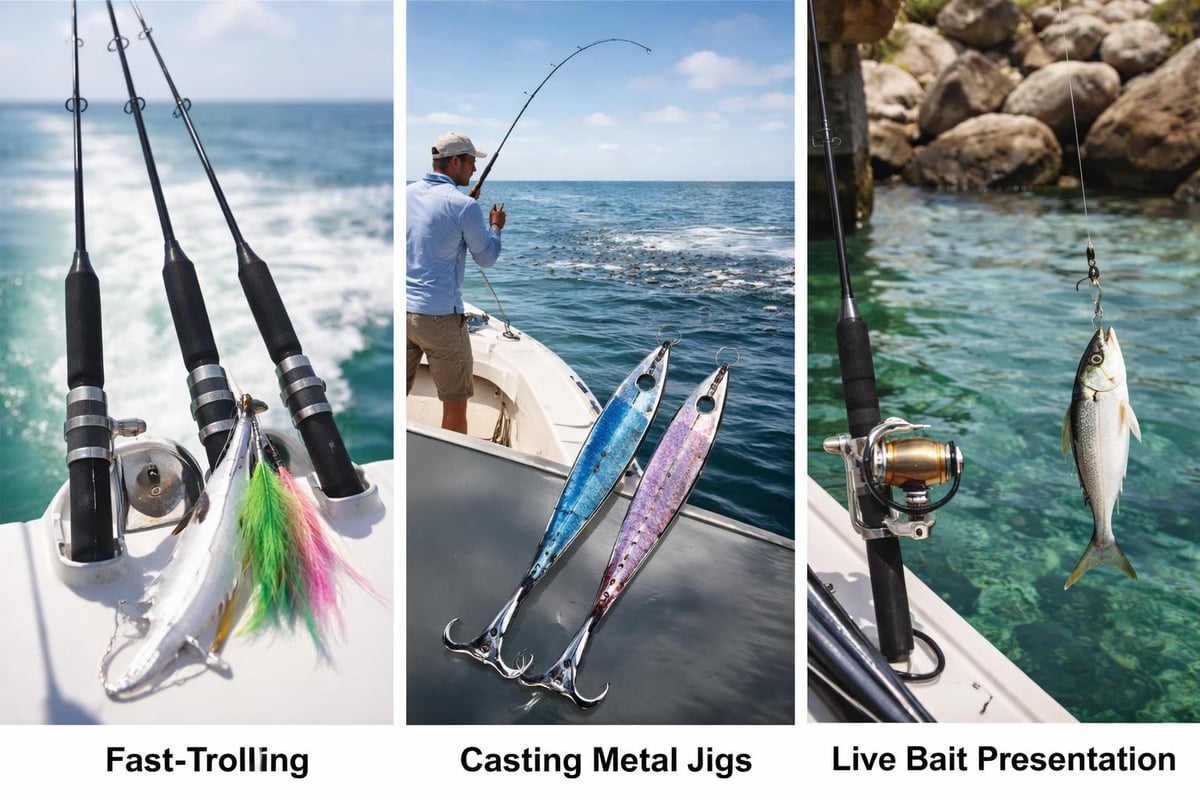 Spanish mackerel fishing methods