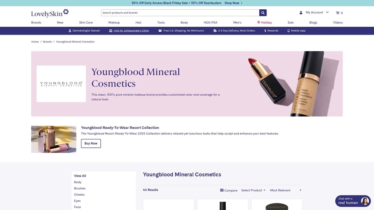 7 Must-Try Mineral Make Up Picks for 2025 - Youngblood Loose Mineral Foundation