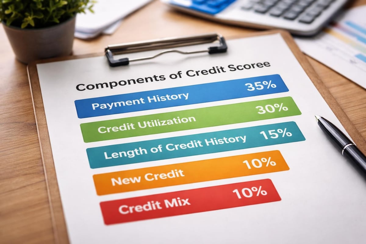 Credit factors breakdown