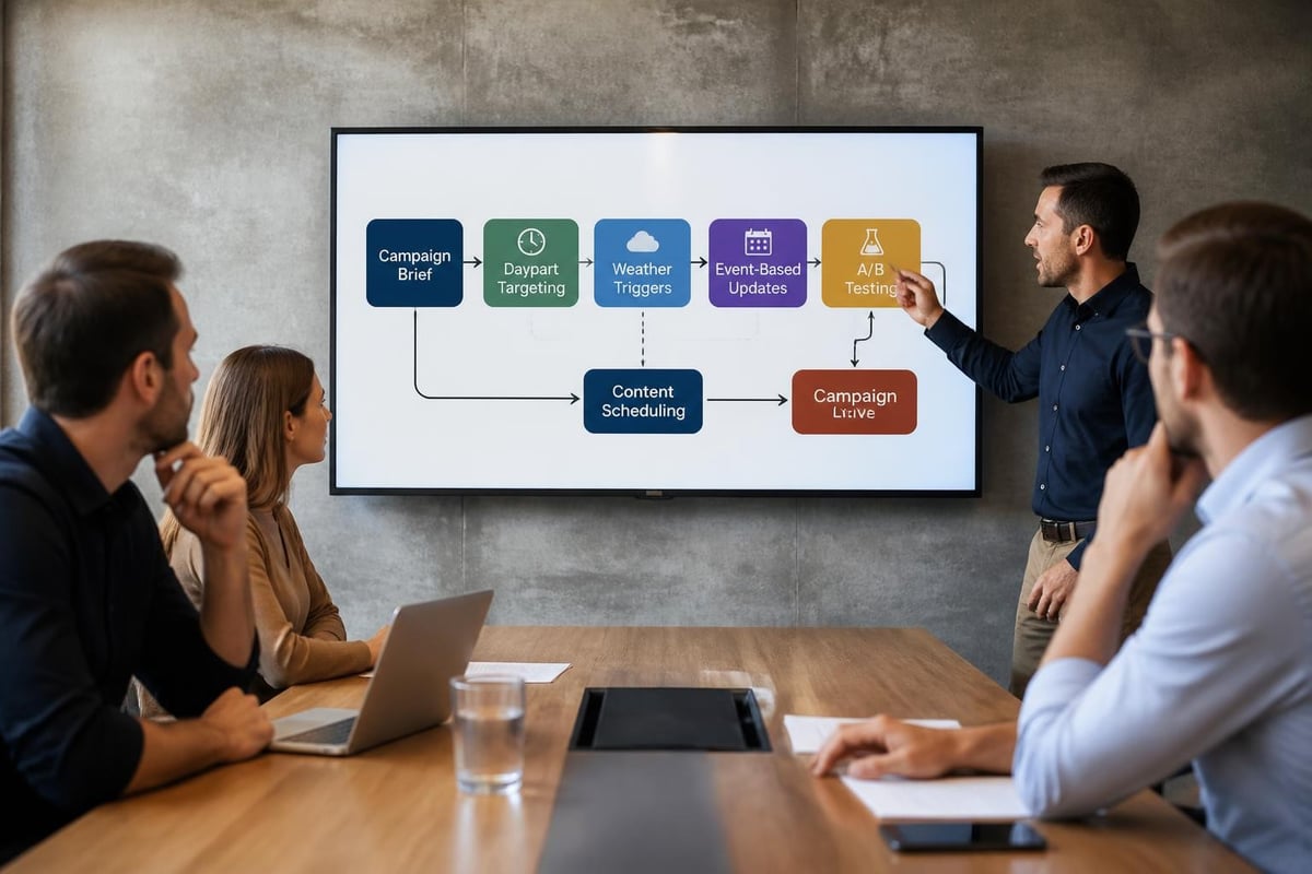 Digital billboard content strategy