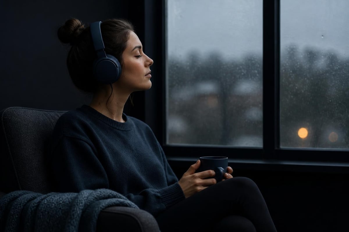 Rain sound features comparison