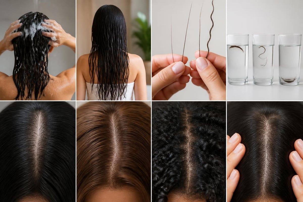 Hair type identification process