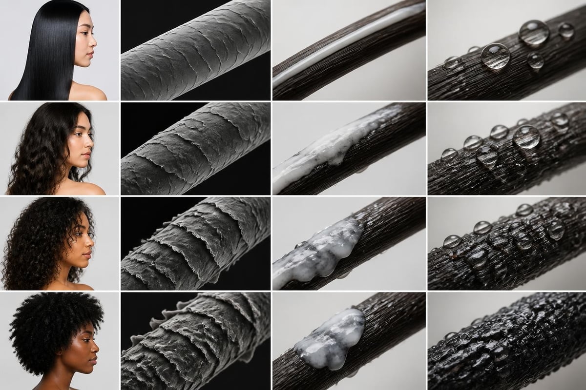 Hair porosity and type interaction