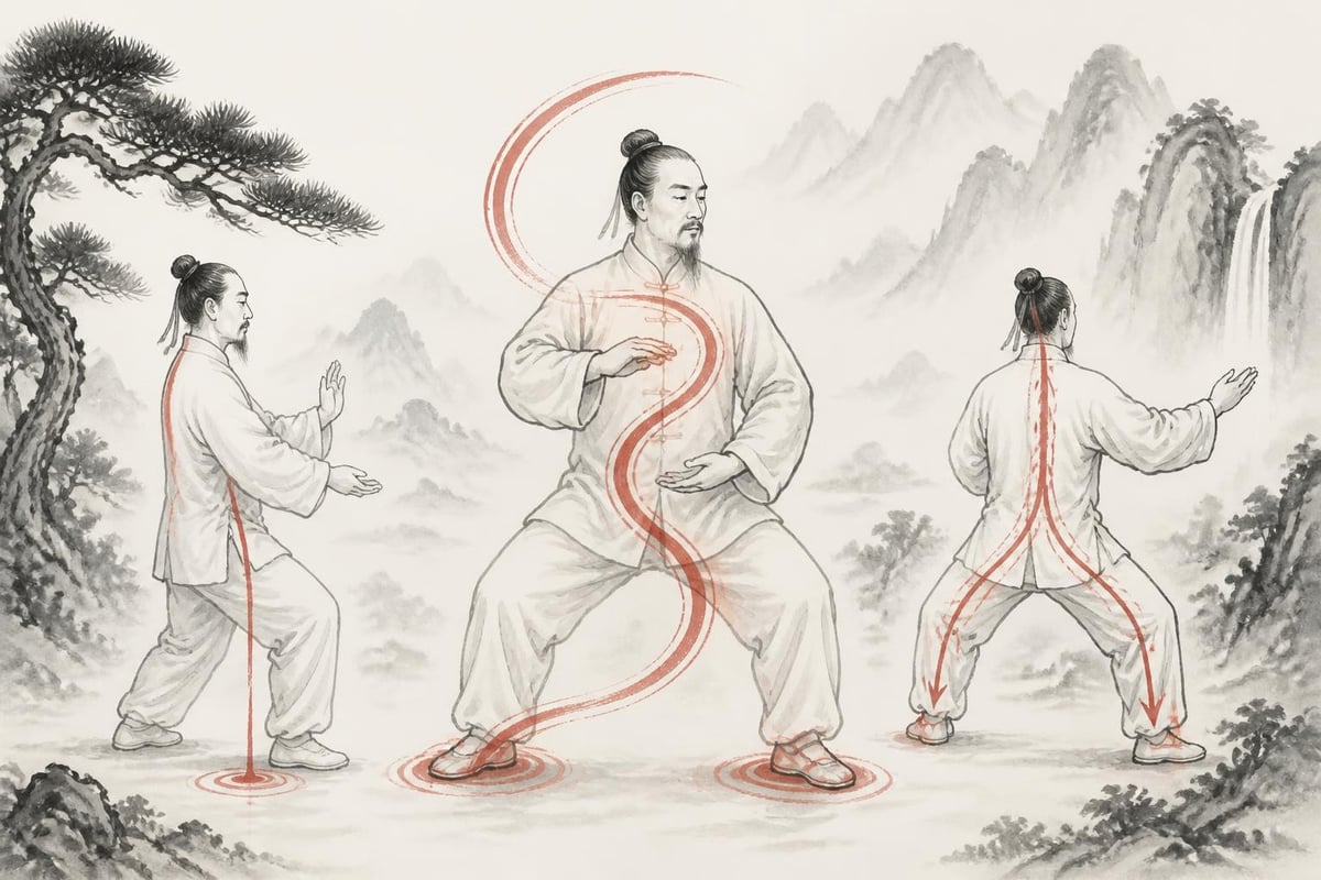 Tai Chi foundational stance and energy flow