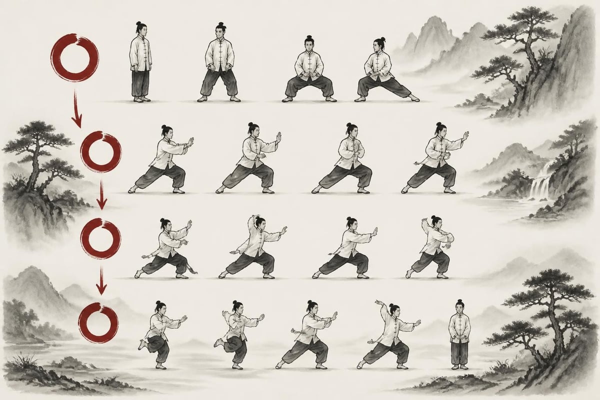 Daily Tai Chi practice structure