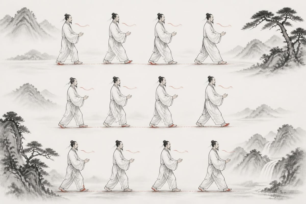 Tai Chi walking technique