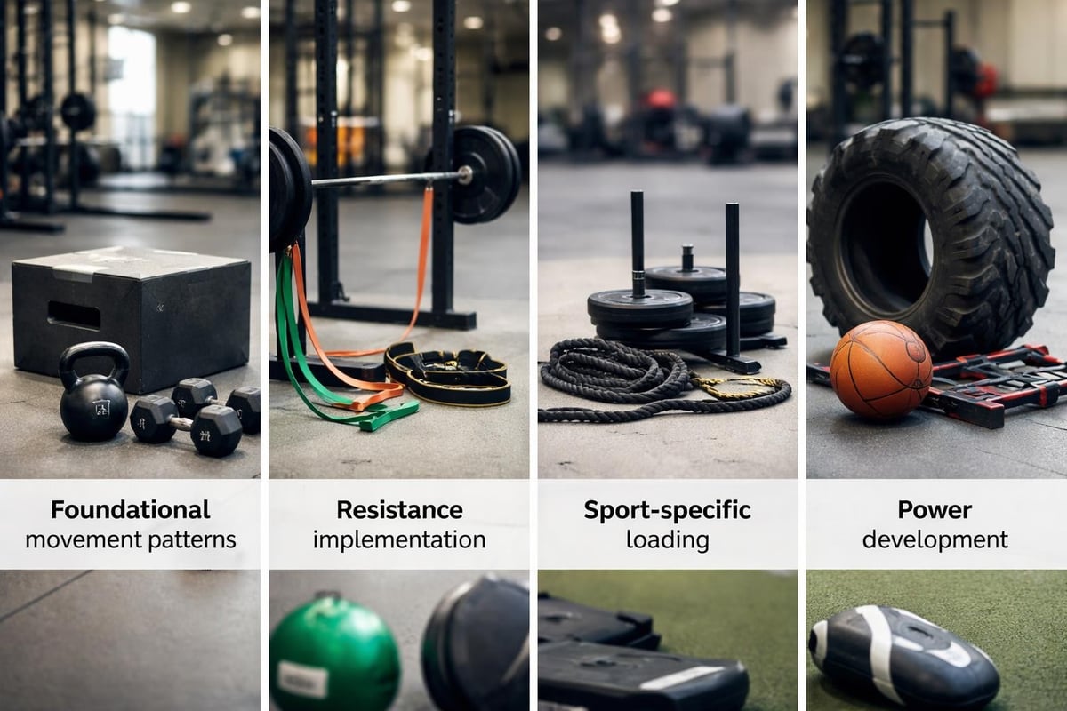Football strength training workflow
