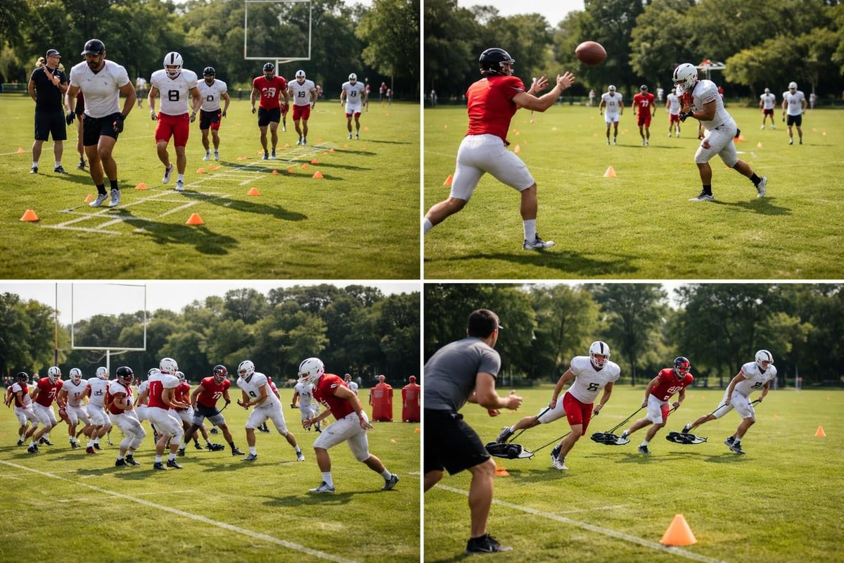 Football practice session structure
