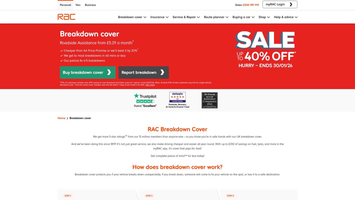 Top 5 Towing Service UK Options To Rely On In 2026 - RAC Vehicle Recovery