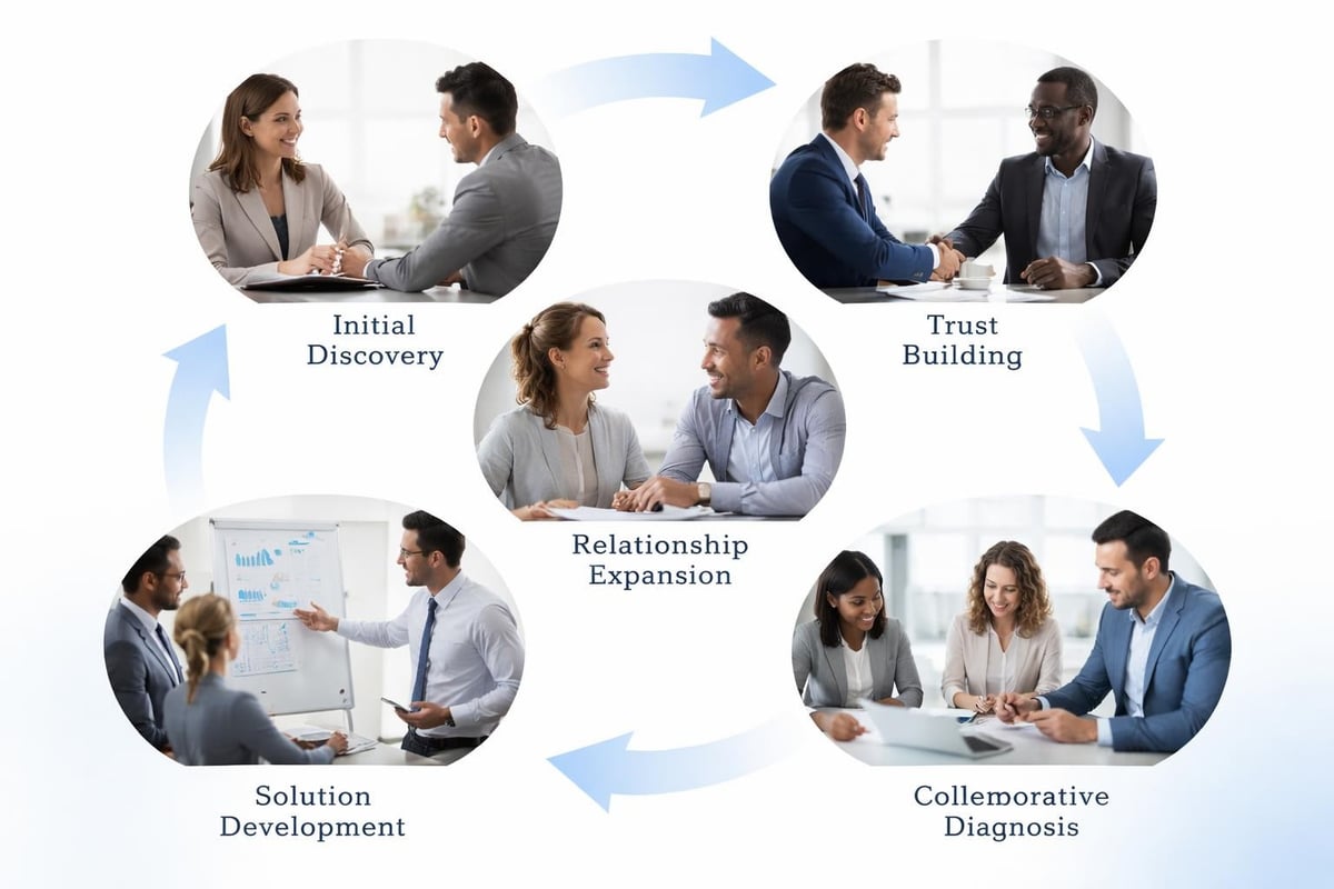 Consultant client engagement cycle