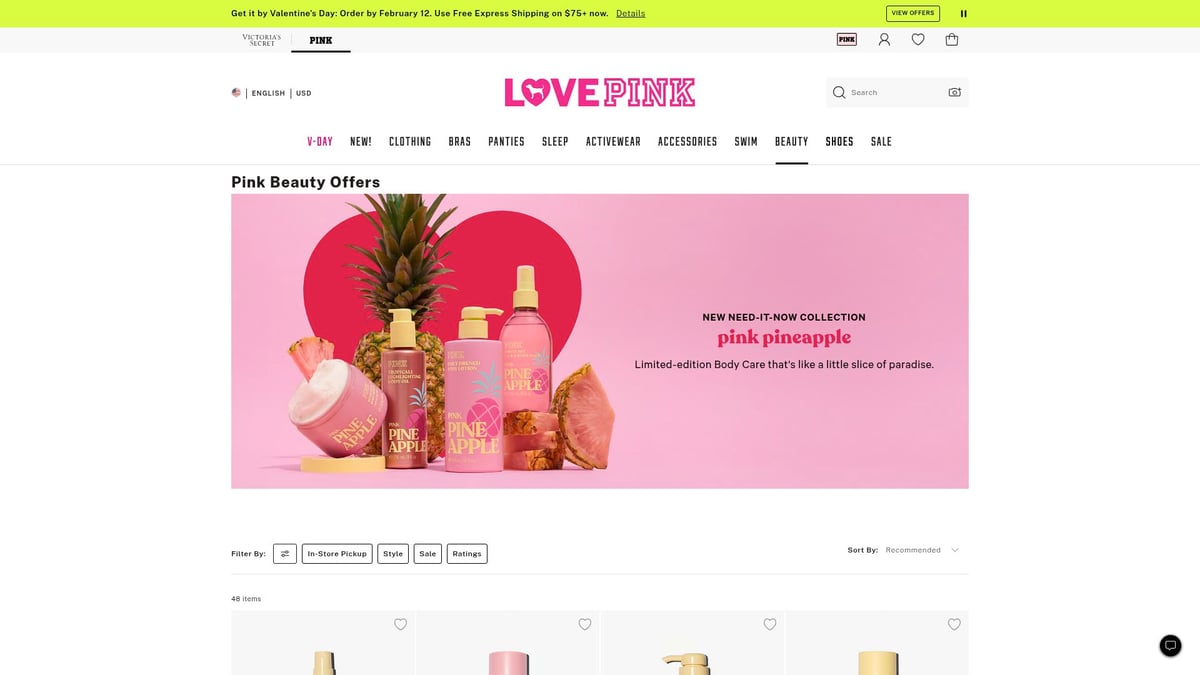 8 Must-See Beauty Offers to Grab in 2026 - PINK $10 Full-Size Body Care Limited Editions