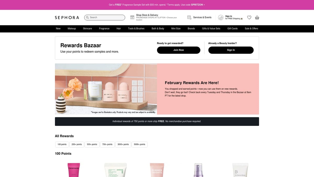 8 Must-See Beauty Offers to Grab in 2026 - Sephora Beauty Insider Rewards Bazaar