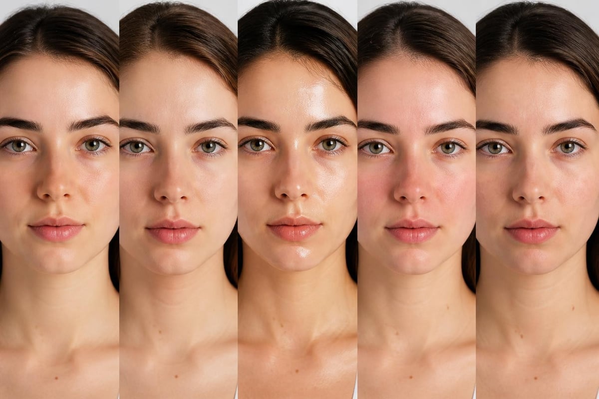 Skin type characteristics