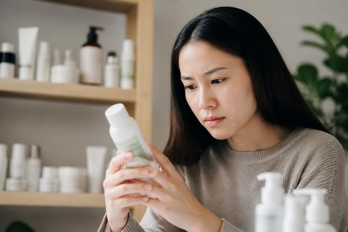 Reading skincare labels