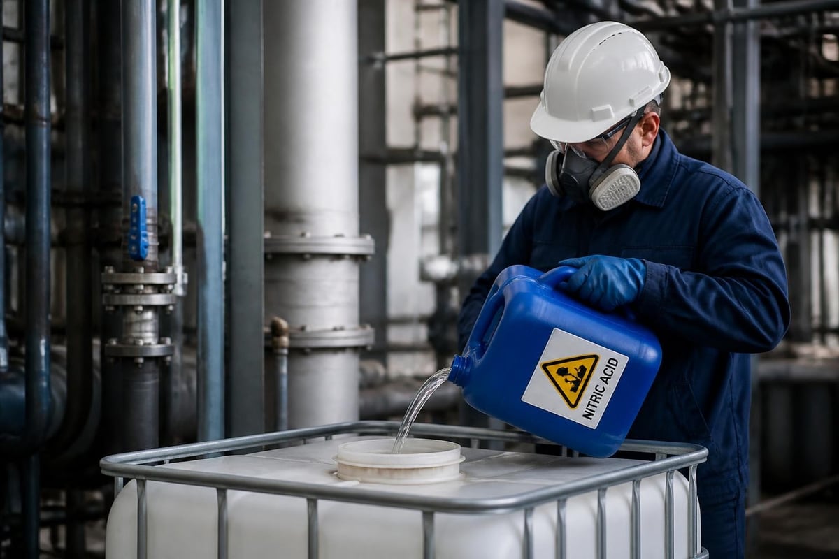 Nitric acid industrial uses