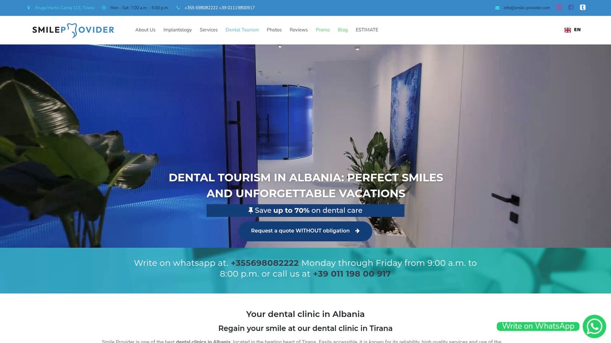 Turismo Dentale Conviene: Guida Essenziale 2026 - Smile Provider: Esempio di Eccellenza in Albania