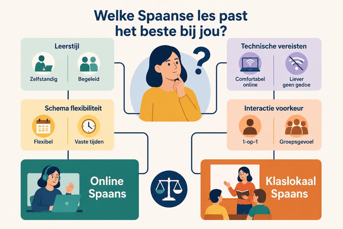 Online versus klassikaal