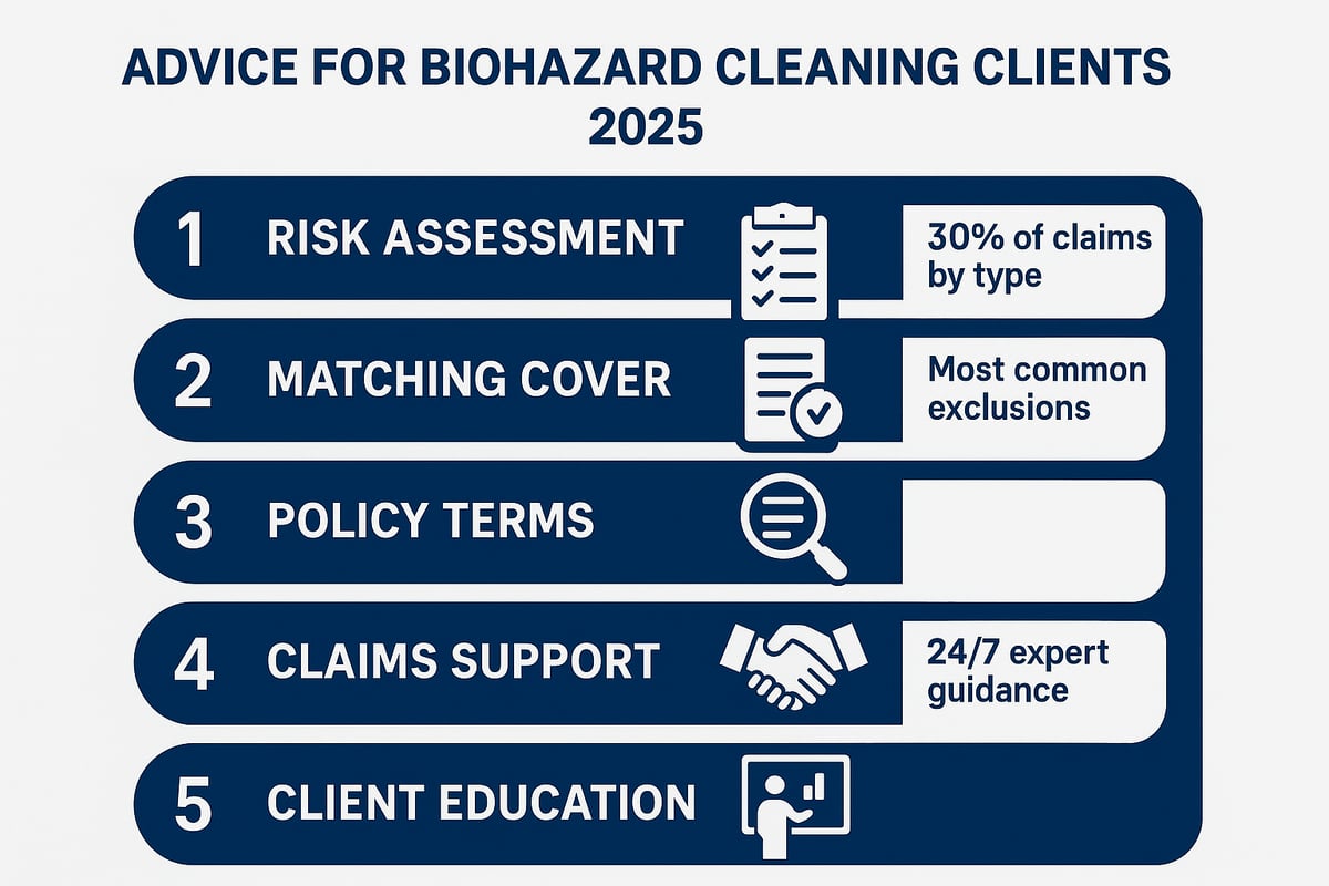 Step-by-Step Guide: Advising Biohazard Cleaning Clients in 2025