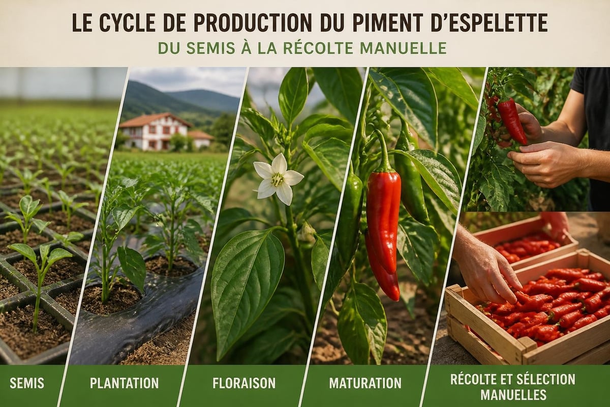 Production traditionnelle du piment