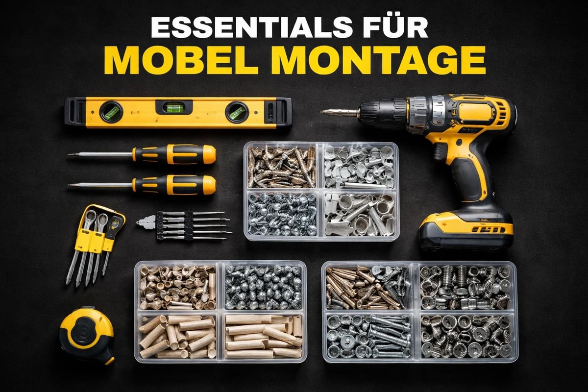 Werkzeuge für Möbelmontage