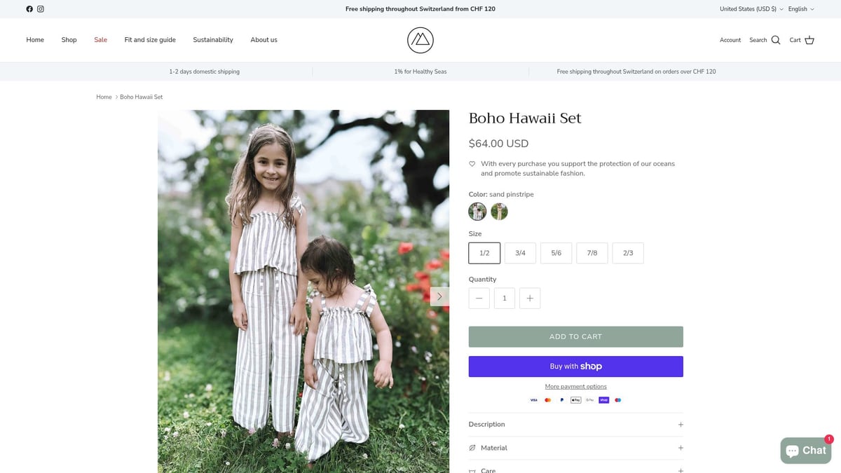 8 Trendige Beach Vacation Outfits 2025 Für Deinen Urlaub - Boho Hawaii Set für Kinder von MAIN Design