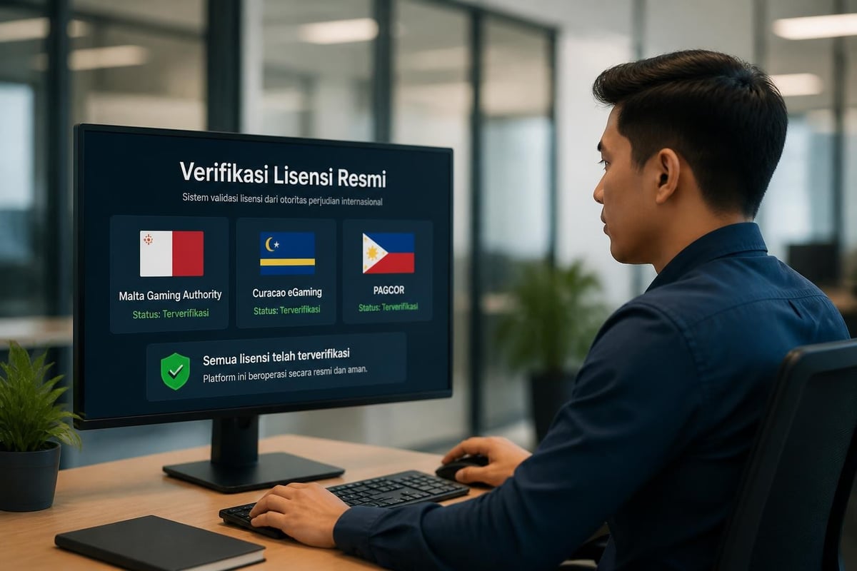 Kriteria lisensi resmi situs slot