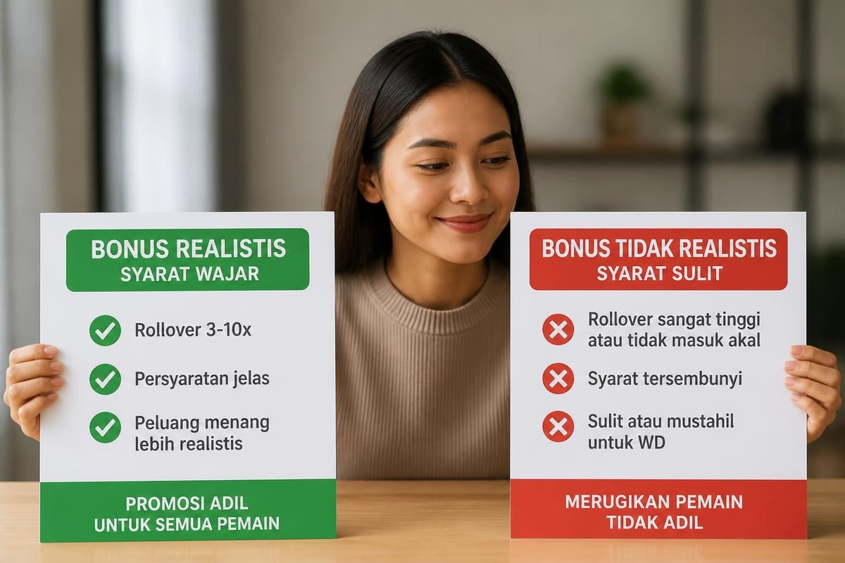 Syarat bonus slot online