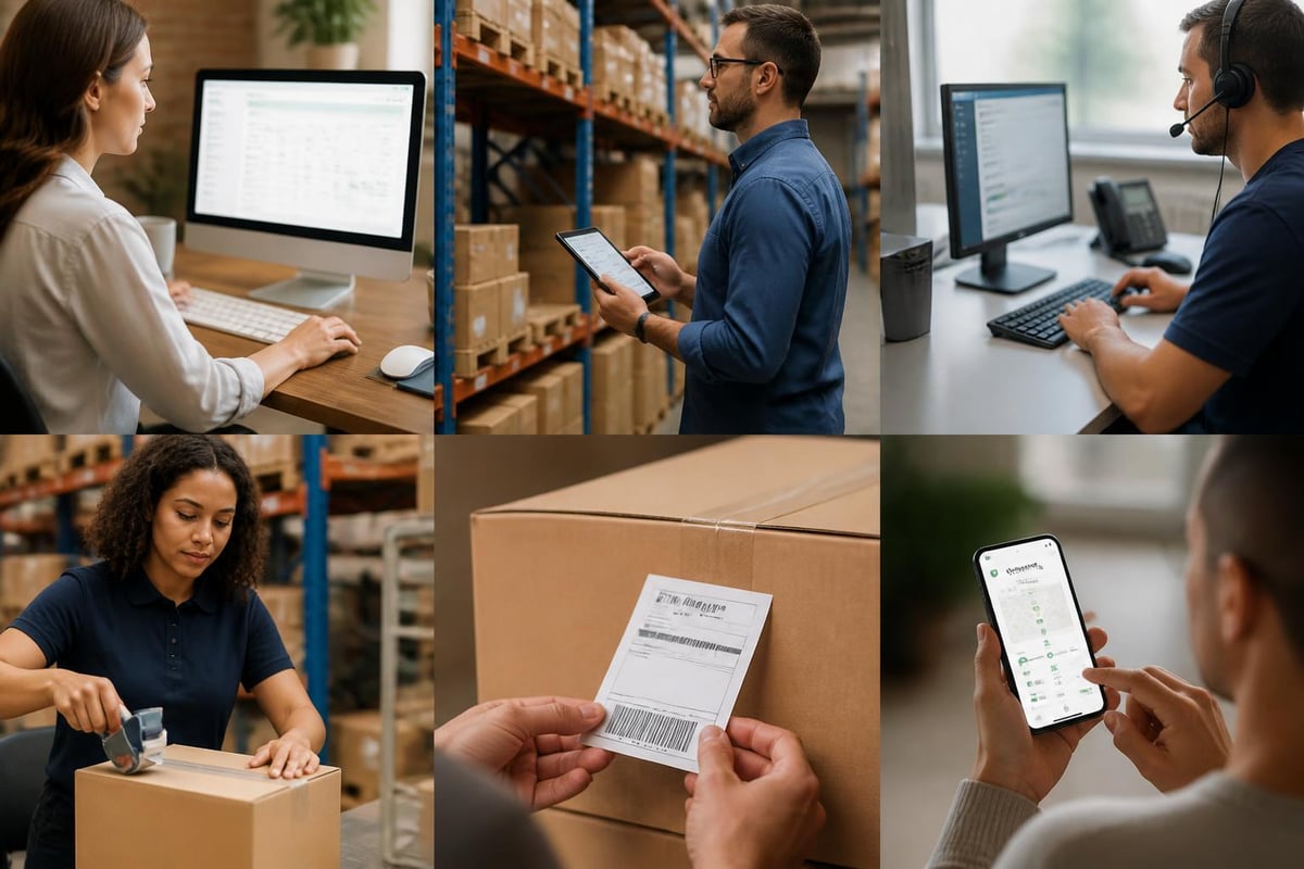 Automated order fulfillment workflow